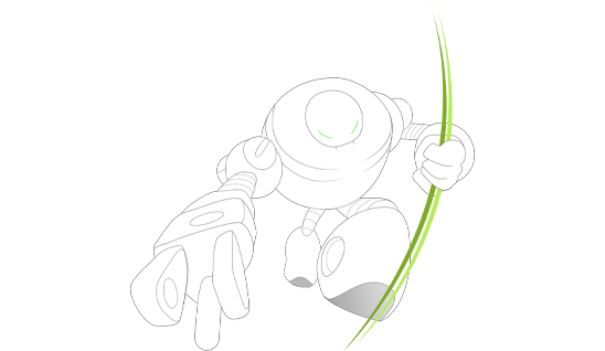 The Streamline Robot mascot