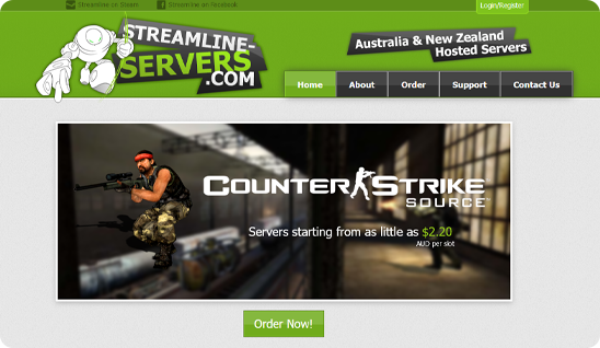 Streamline Servers 2011 website